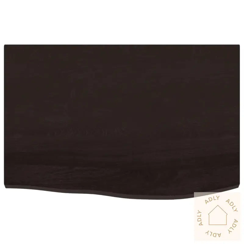 Vegghylle Mørkebrun 60X40X2 Cm Behandlet Heltre Eik