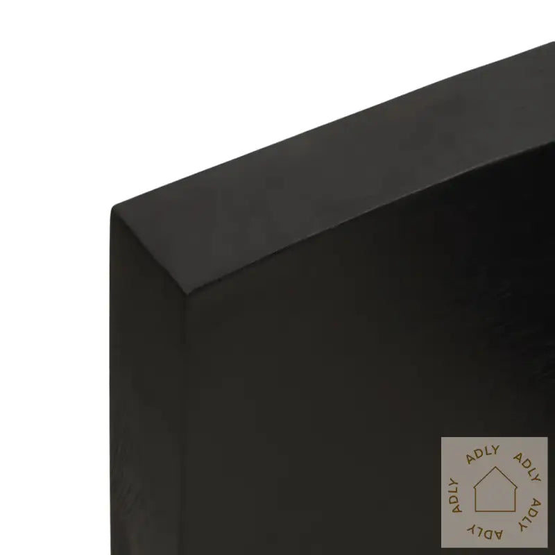 Vegghylle Mørkebrun 100X50X(2-6) Cm Behandlet Heltre Eik