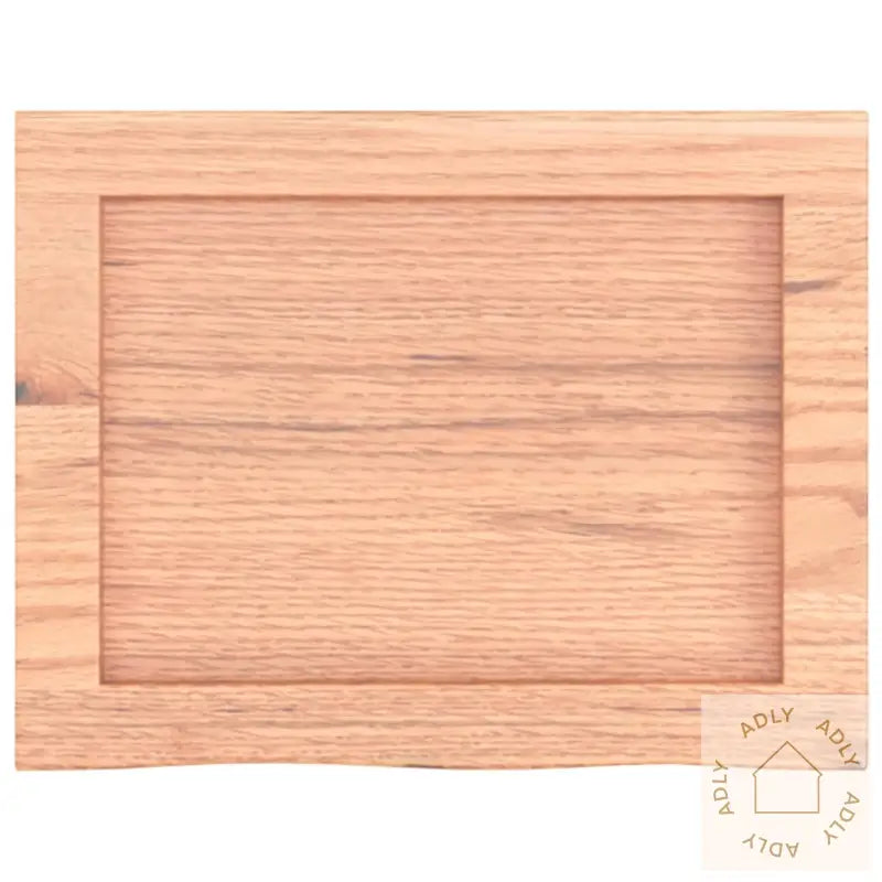Vegghylle Lysebrun 40X30X(2-6) Cm Behandlet Heltre Eik