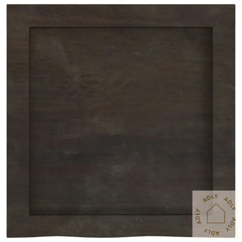 Vegghylle Mørkebrun 40X40X(2-4) Cm Behandlet Heltre Eik