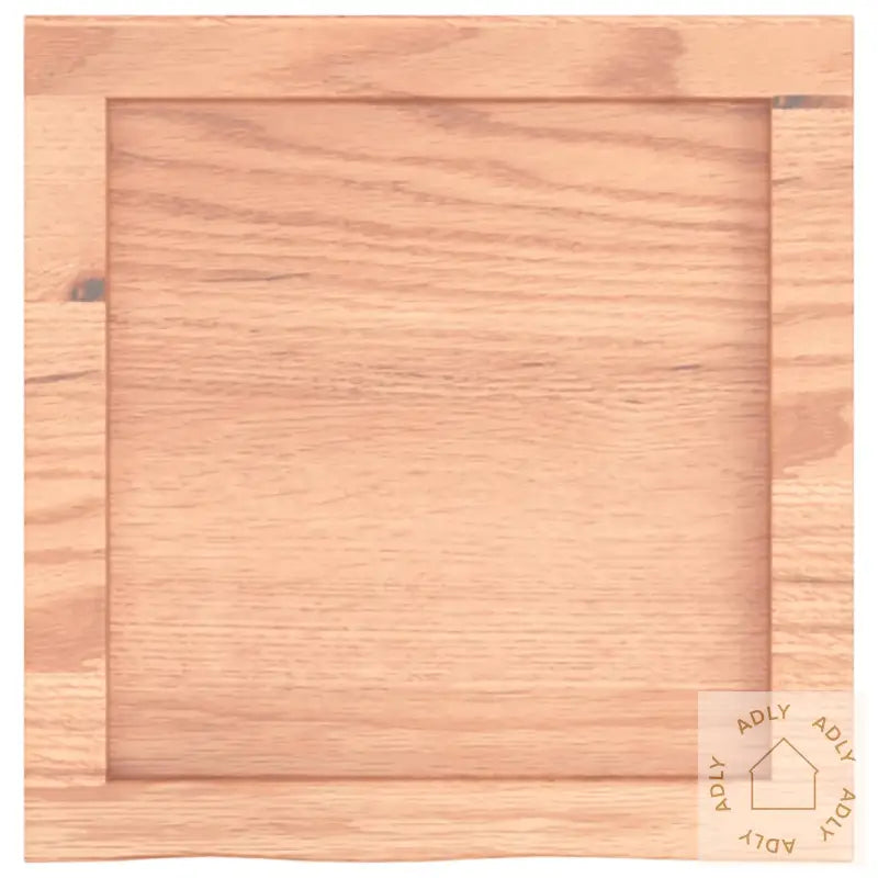 Vegghylle Lysebrun 40X40X(2-4) Cm Behandlet Heltre Eik