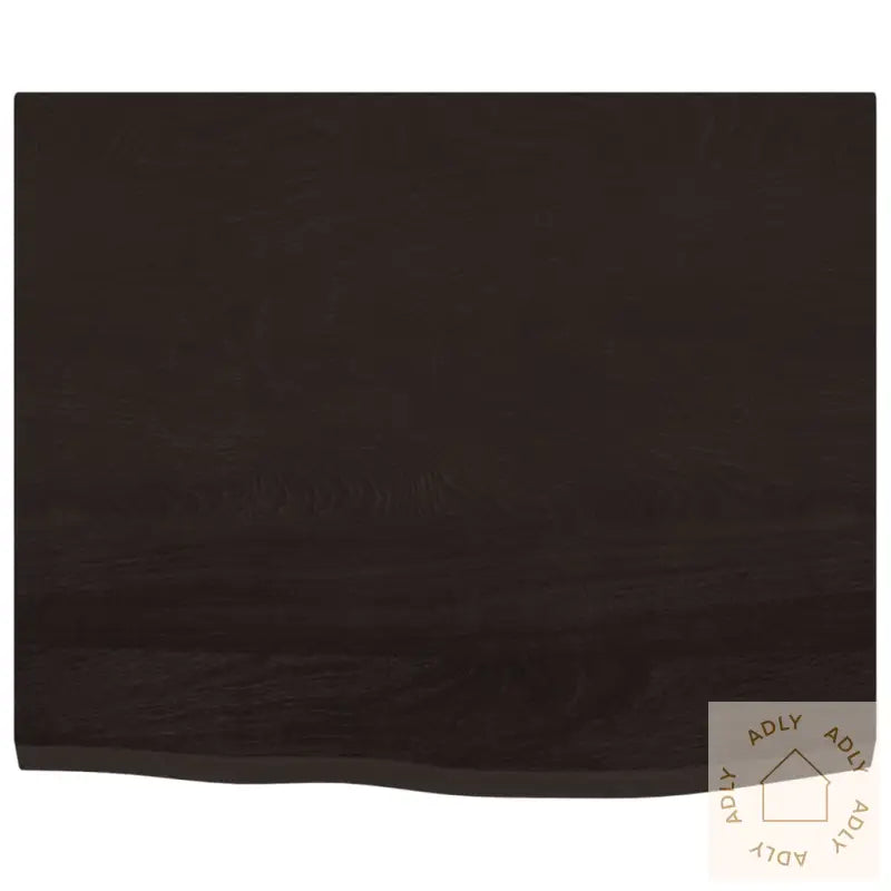 Vegghylle Mørkebrun 60X50X2 Cm Behandlet Heltre Eik