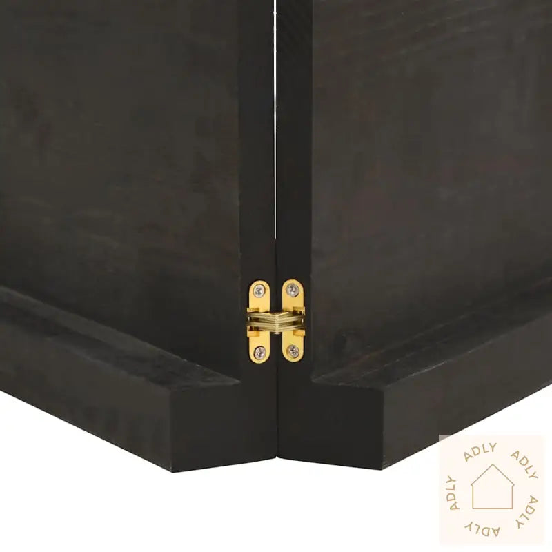 Vegghylle Mørkebrun 140X50X(2-6) Cm Behandlet Heltre Eik