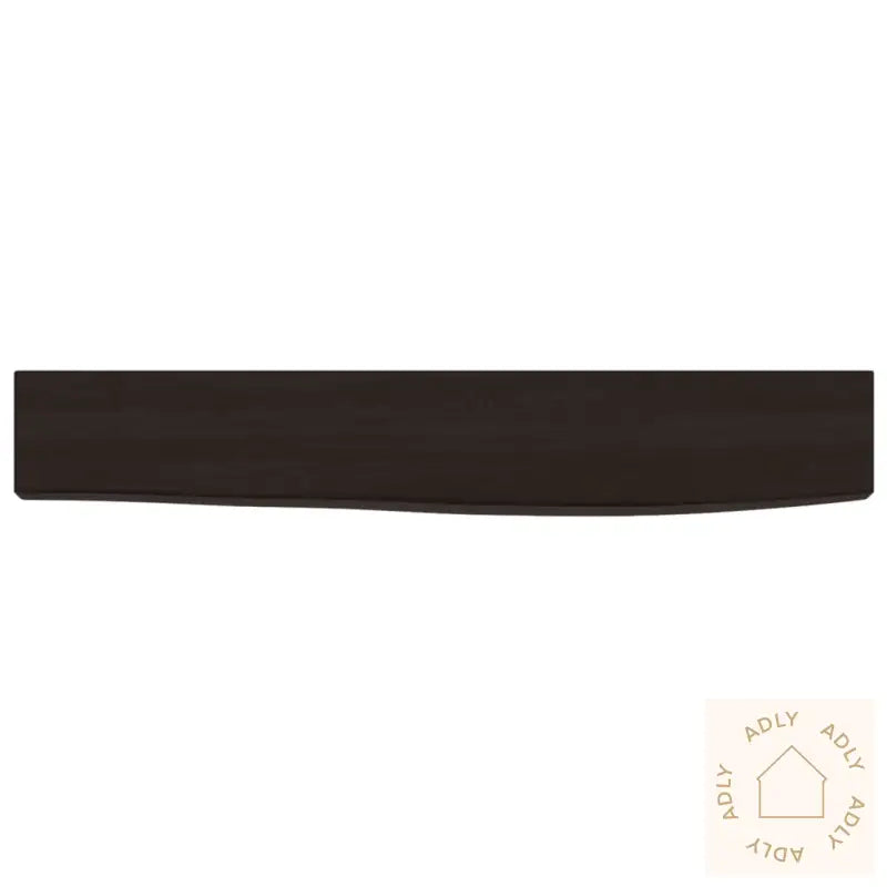 Vegghylle Mørkebrun 60X10X4 Cm Behandlet Heltre Eik