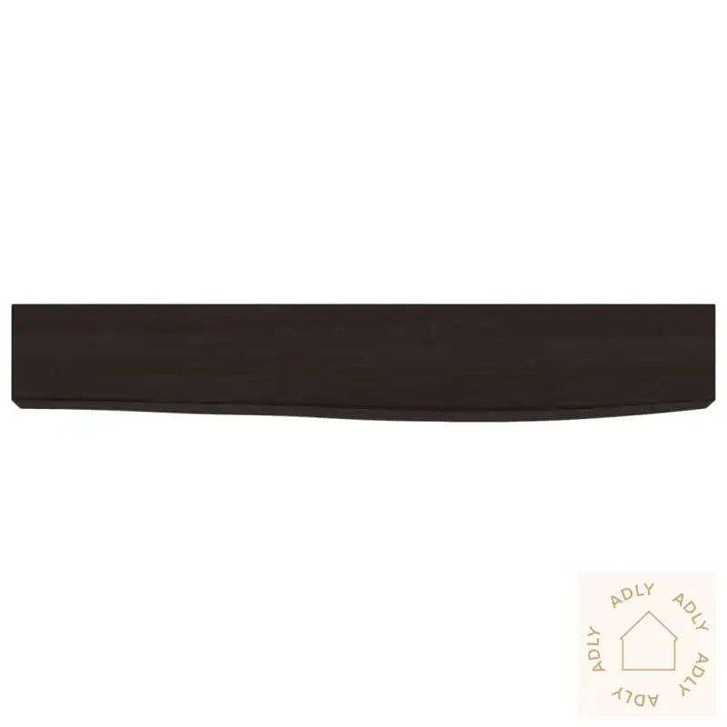 Vegghylle Mørkebrun 60X10X6 Cm Behandlet Heltre Eik