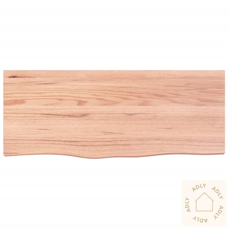Vegghylle Lysebrun 100X40X(2-4) Cm Behandlet Heltre Eik