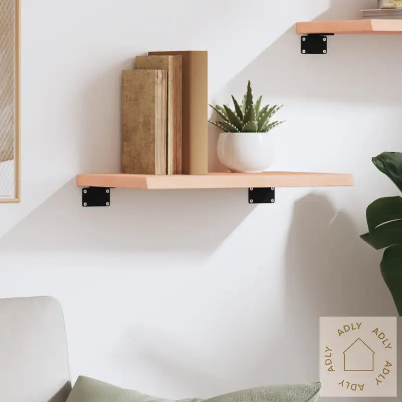Vegghylle 40X20X2 Cm Ubehandlet Heltre Eik