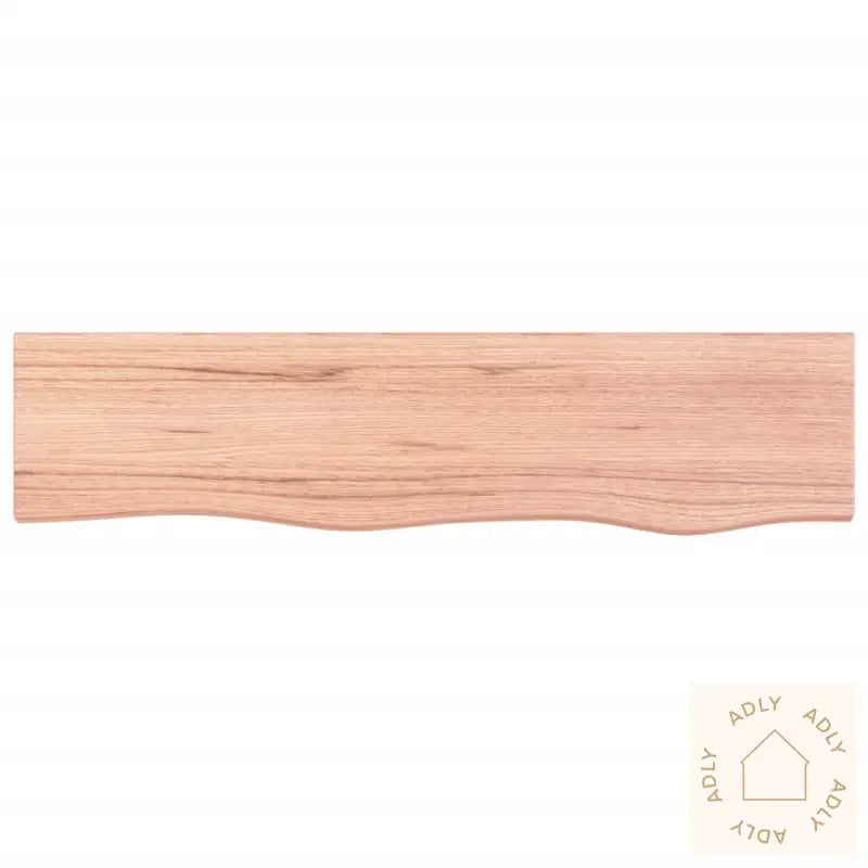 Vegghylle Lysebrun 80X20X6 Cm Behandlet Heltre Eik
