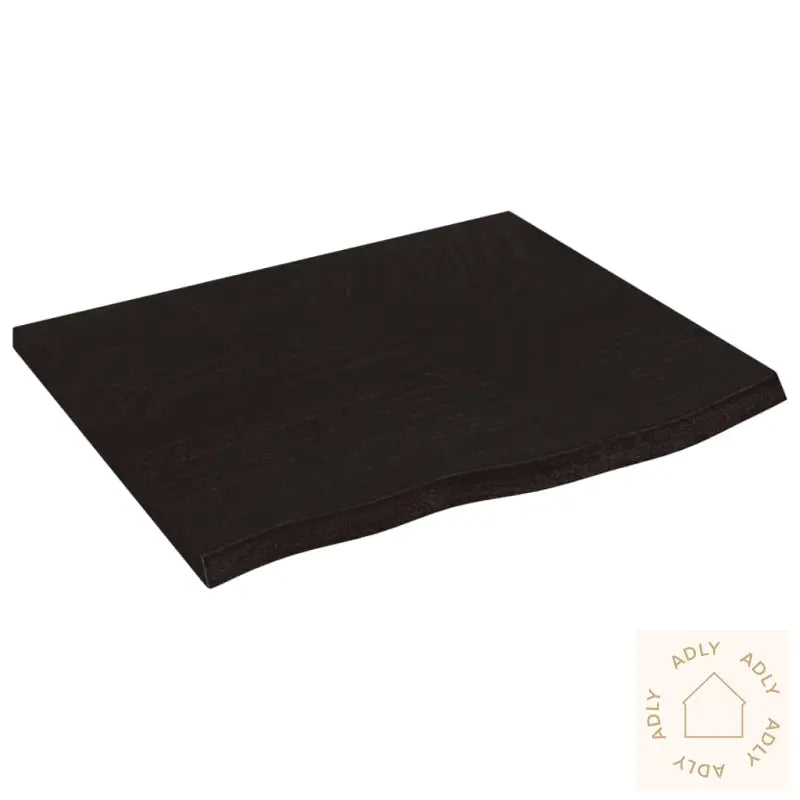 Vegghylle Mørkebrun 60X50X2 Cm Behandlet Heltre Eik