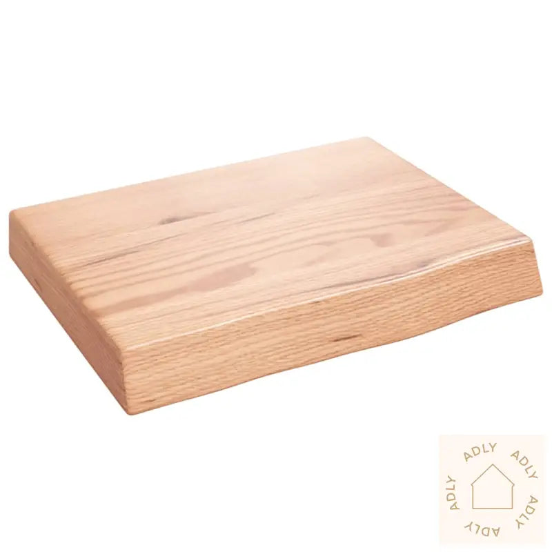 Vegghylle Lysebrun 40X30X(2-6) Cm Behandlet Heltre Eik