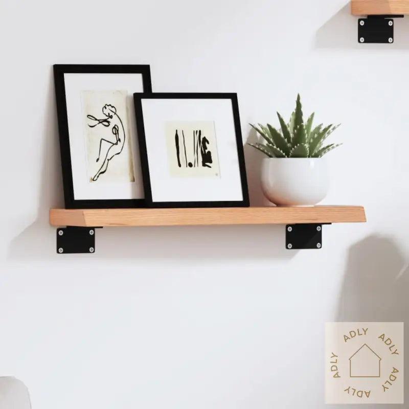 Vegghylle Lysebrun 40X10X2 Cm Behandlet Heltre Eik