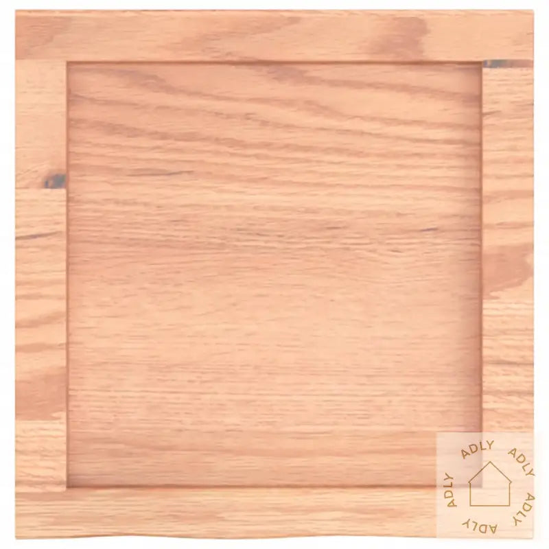 Vegghylle Lysebrun 40X40X(2-6) Cm Behandlet Heltre Eik