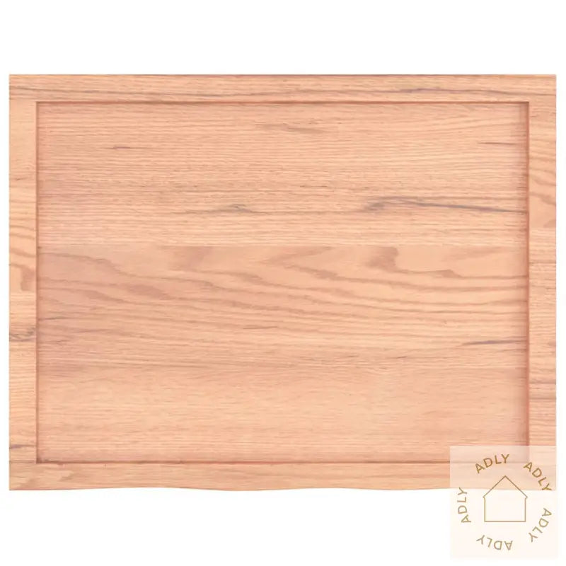 Vegghylle Lysebrun 80X60X(2-6) Cm Behandlet Heltre Eik