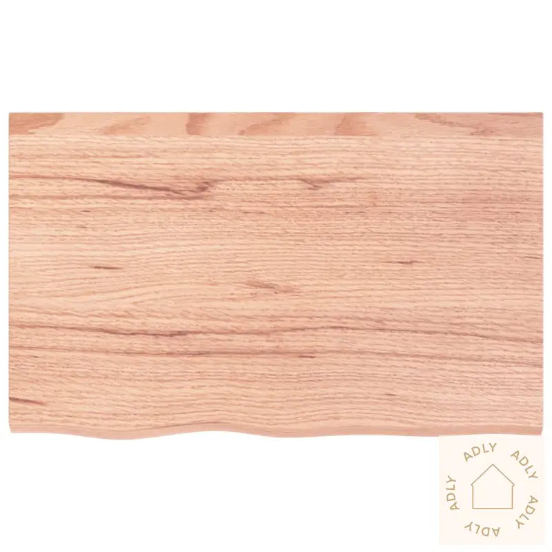 Vegghylle Lysebrun 80X50X2 Cm Behandlet Heltre Eik