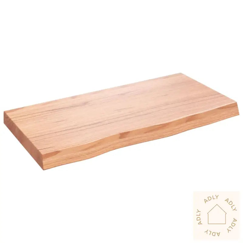 Vegghylle Lysebrun 80X40X(2-6) Cm Behandlet Heltre Eik