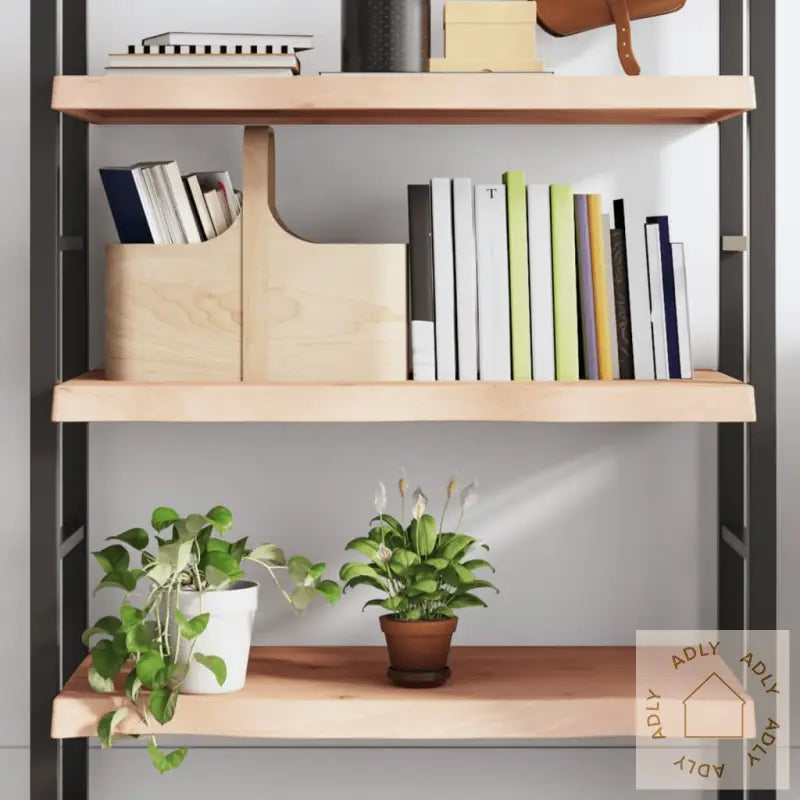 Vegghylle 80X40X(2-6) Cm Ubehandlet Heltre Eik