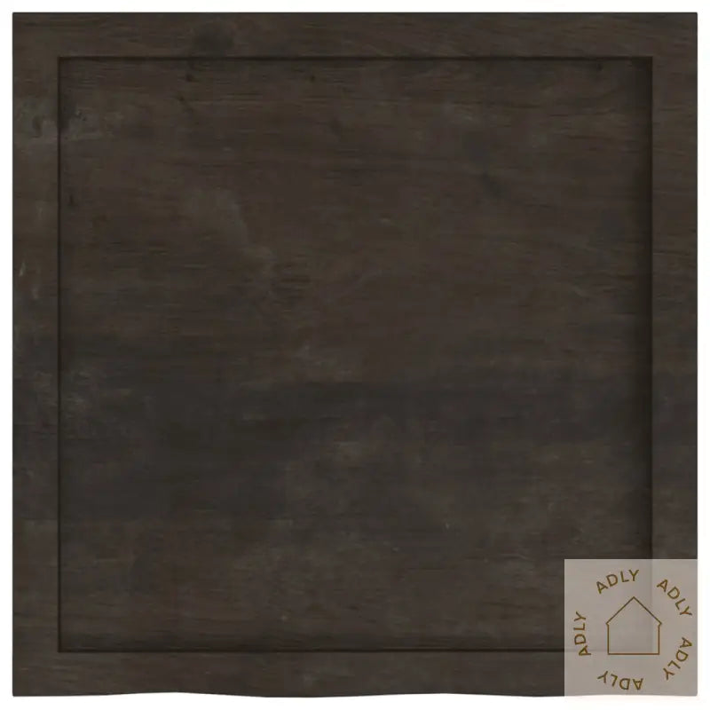 Vegghylle Mørkebrun 60X60X(2-6) Cm Behandlet Heltre Eik