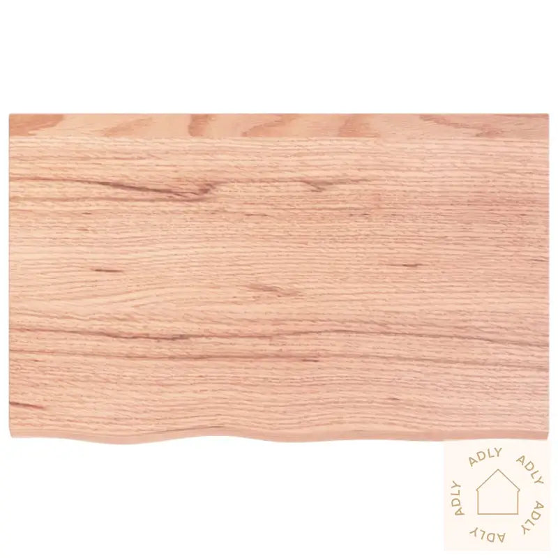 Vegghylle Lysebrun 80X50X(2-4) Cm Behandlet Heltre Eik
