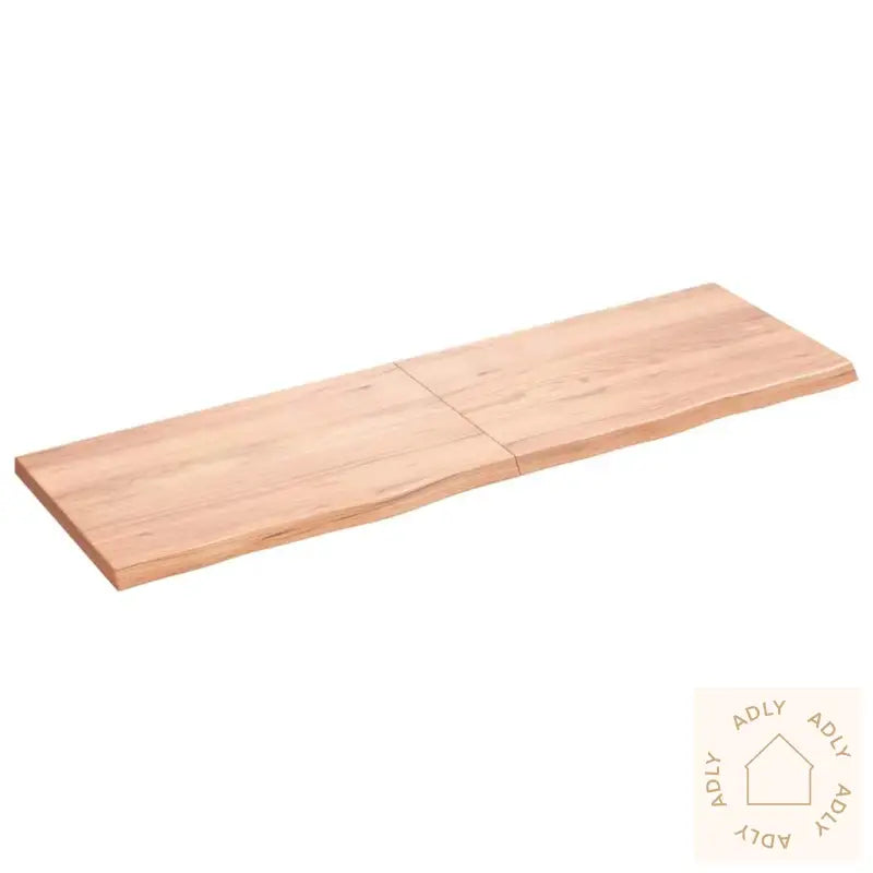 Vegghylle Lysebrun 160X50X(2-4) Cm Behandlet Heltre Eik
