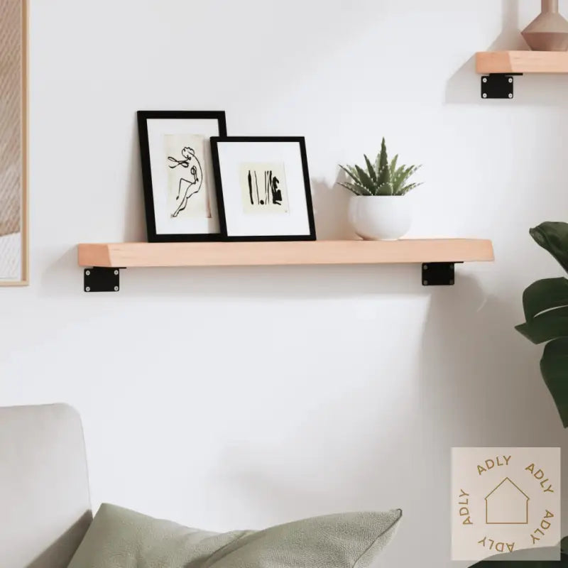 Vegghylle 60X10X4 Cm Ubehandlet Heltre Eik