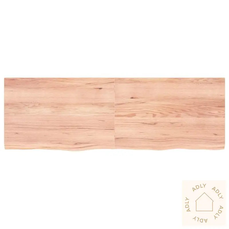 Vegghylle Lysebrun 100X60X(2-4) Cm Behandlet Heltre Eik