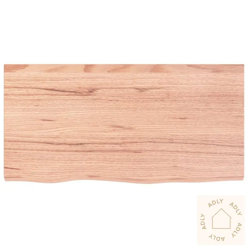 Vegghylle Lysebrun 80X40X(2-6) Cm Behandlet Heltre Eik