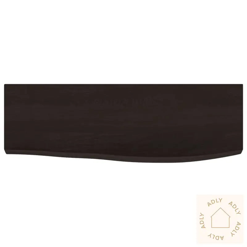 Vegghylle Mørkebrun 60X20X4 Cm Behandlet Heltre Eik