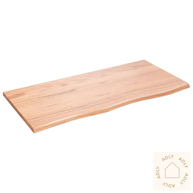 Vegghylle Lysebrun 100X50X2 Cm Behandlet Heltre Eik