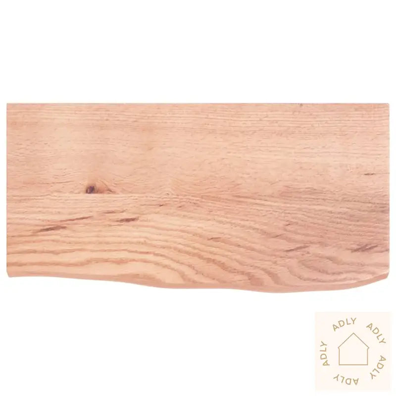Vegghylle Lysebrun 60X30X2 Cm Behandlet Heltre Eik