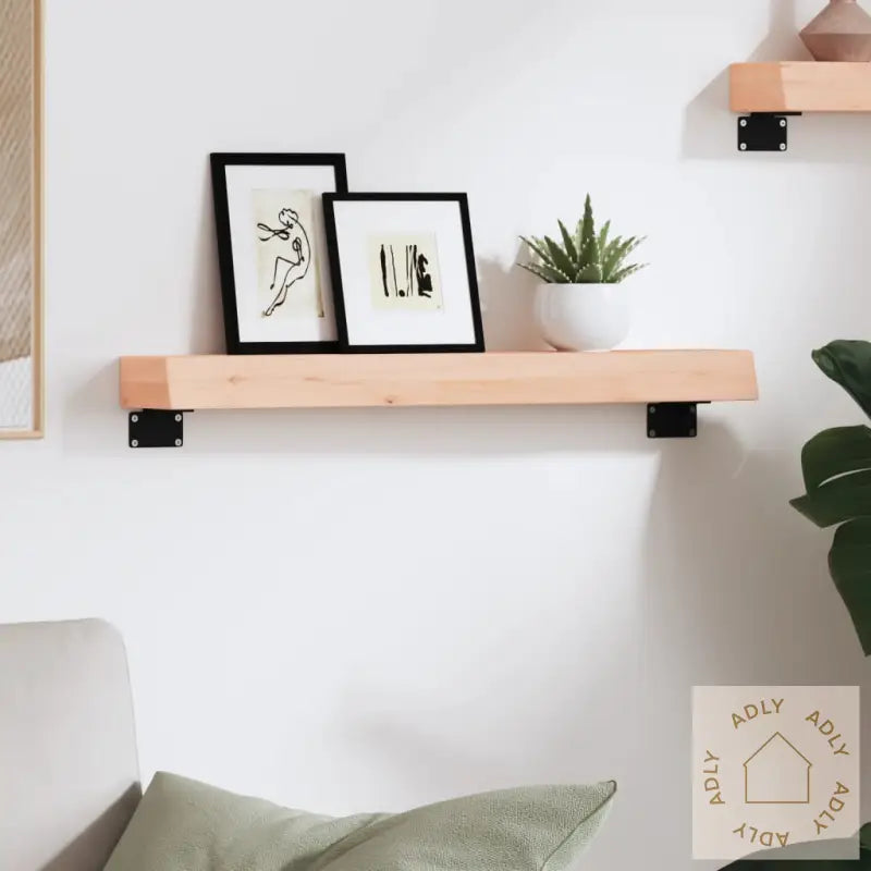 Vegghylle 60X10X6 Cm Ubehandlet Heltre Eik
