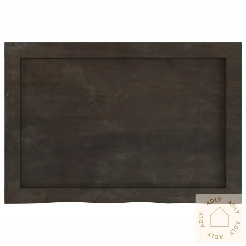 Vegghylle Mørkebrun 60X40X(2-4) Cm Behandlet Heltre Eik