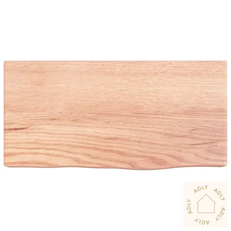 Vegghylle Lysebrun 40X20X6 Cm Behandlet Heltre Eik