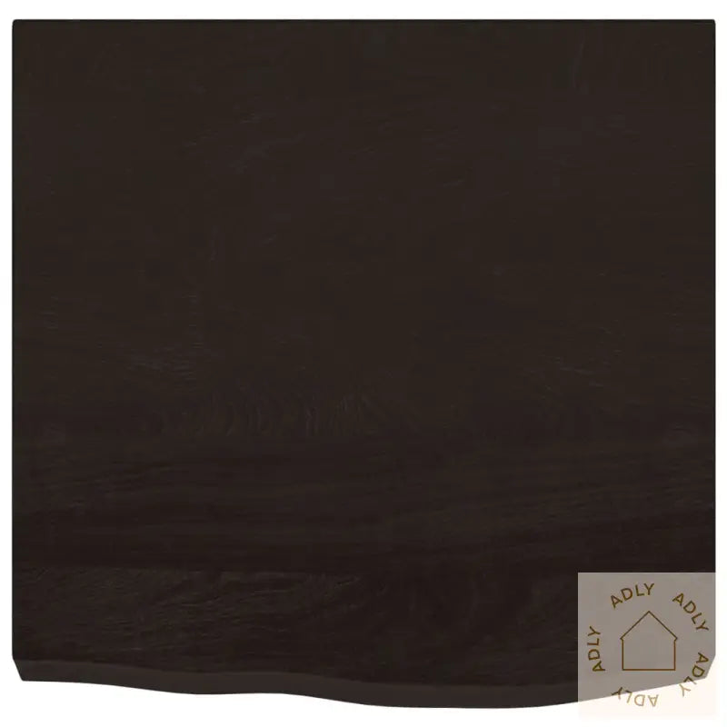 Vegghylle Mørkebrun 60X60X(2-6) Cm Behandlet Heltre Eik