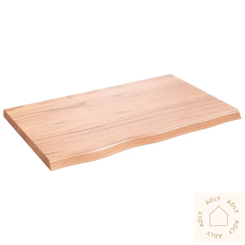Vegghylle Lysebrun 80X50X(2-4) Cm Behandlet Heltre Eik
