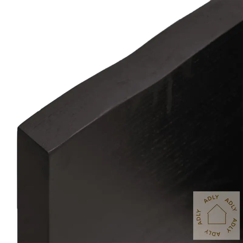 Vegghylle Mørkebrun 80X60X(2-4) Cm Behandlet Heltre Eik