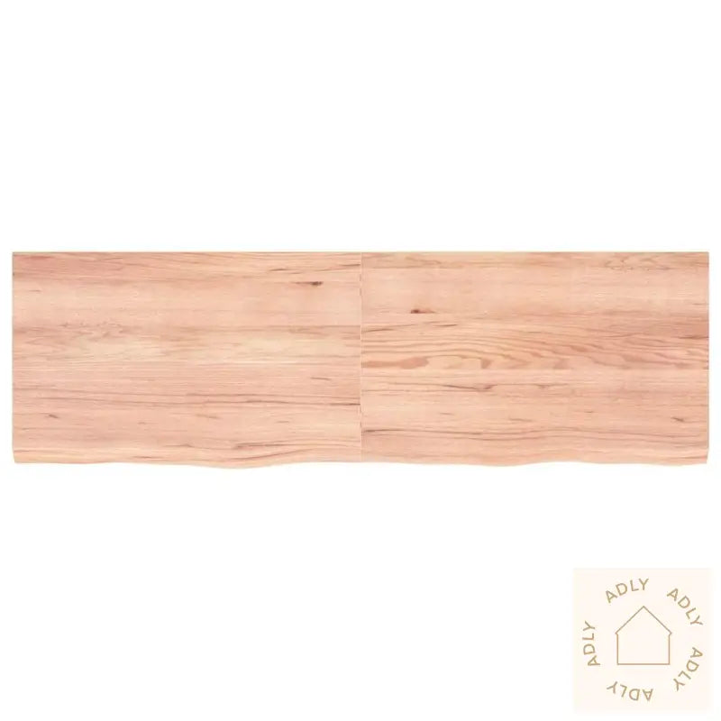 Vegghylle Lysebrun 160X50X(2-4) Cm Behandlet Heltre Eik