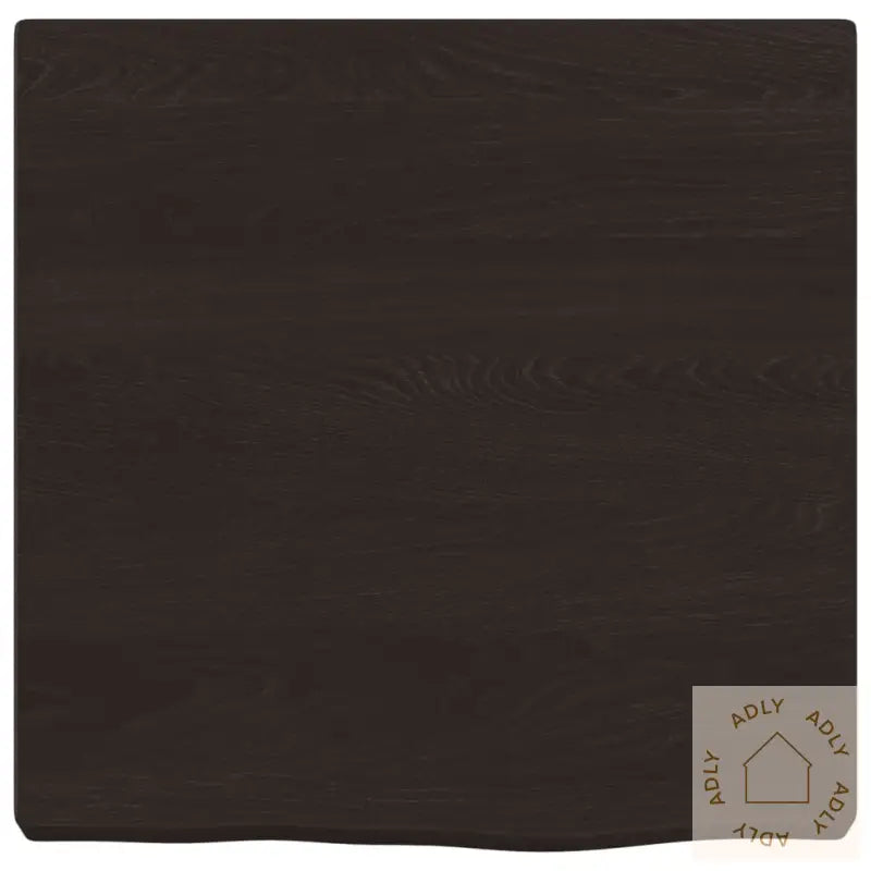 Vegghylle Mørkebrun 40X40X(2-4) Cm Behandlet Heltre Eik