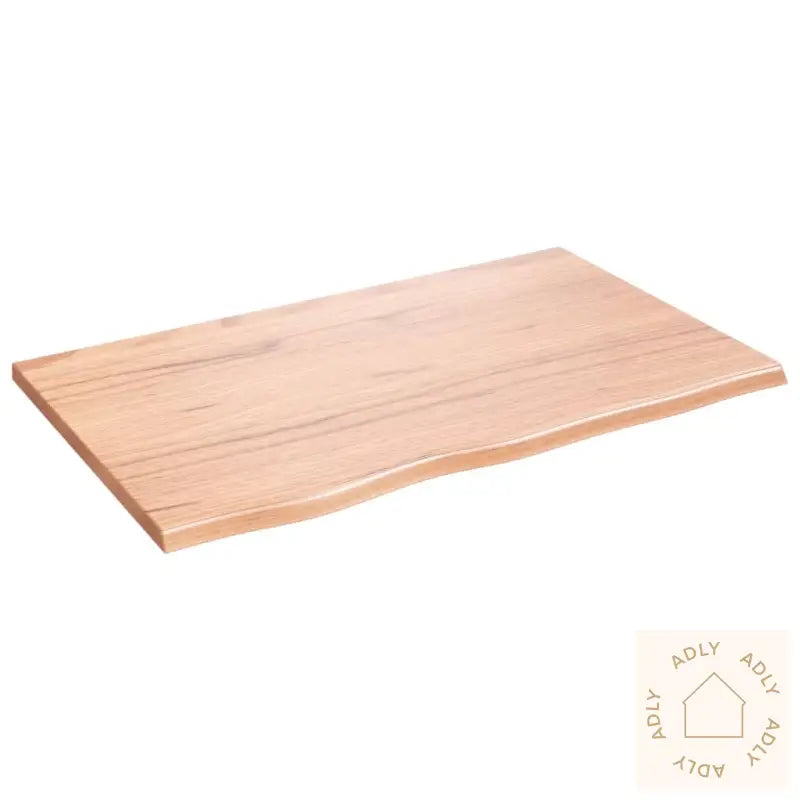 Vegghylle Lysebrun 80X50X2 Cm Behandlet Heltre Eik