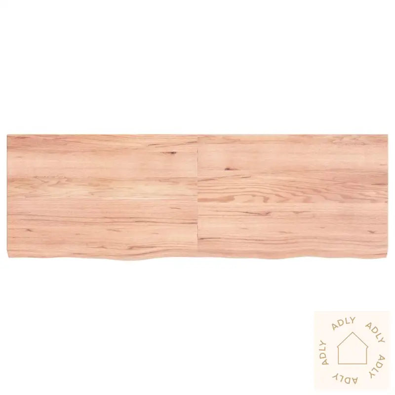 Vegghylle Lysebrun 120X40X(2-4) Cm Behandlet Heltre Eik