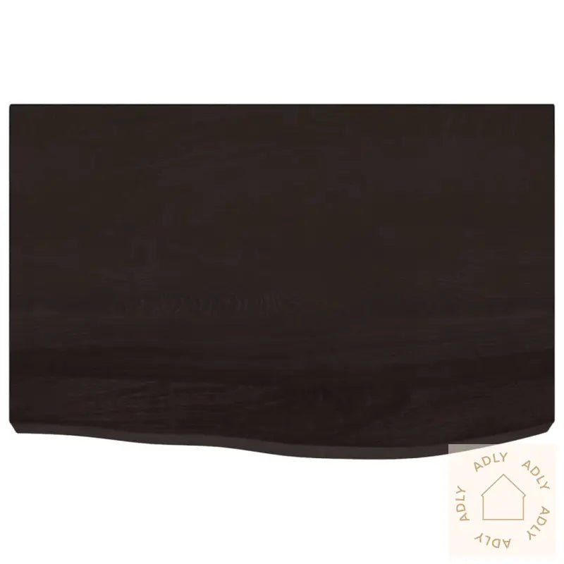 Vegghylle Mørkebrun 60X40X(2-6) Cm Behandlet Heltre Eik