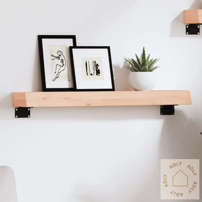 Vegghylle 60X10X6 Cm Ubehandlet Heltre Eik