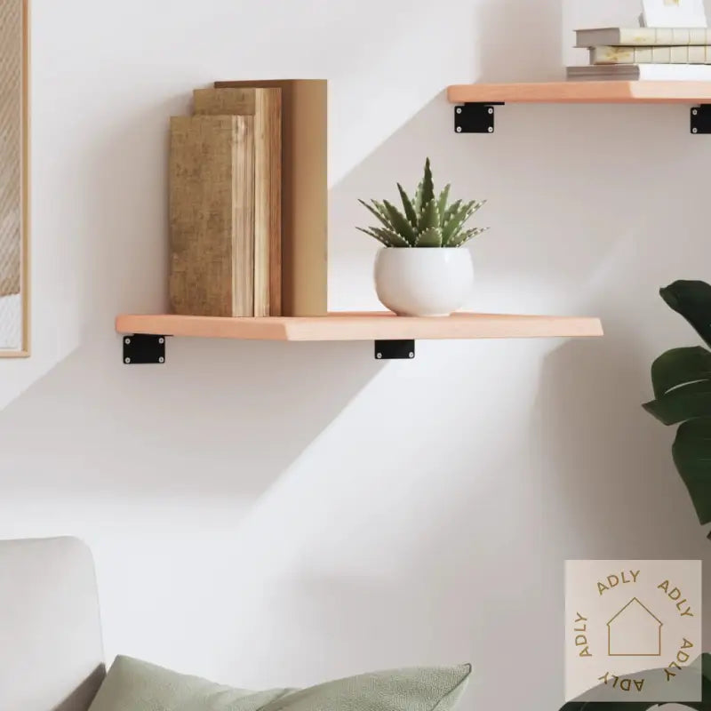 Vegghylle 40X40X2 Cm Ubehandlet Heltre Eik