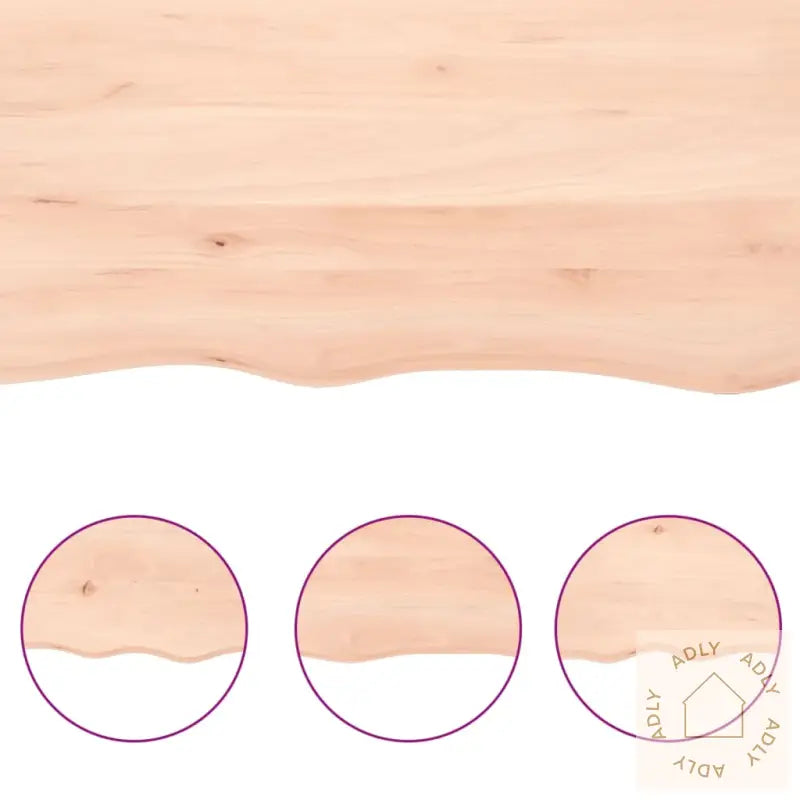 Vegghylle 100X30X(2-6) Cm Ubehandlet Heltre Eik