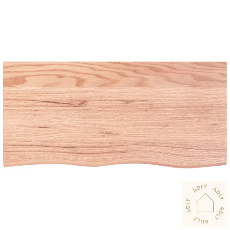 Vegghylle Lysebrun 100X50X2 Cm Behandlet Heltre Eik