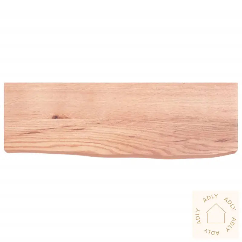 Vegghylle Lysebrun 60X20X6 Cm Behandlet Heltre Eik