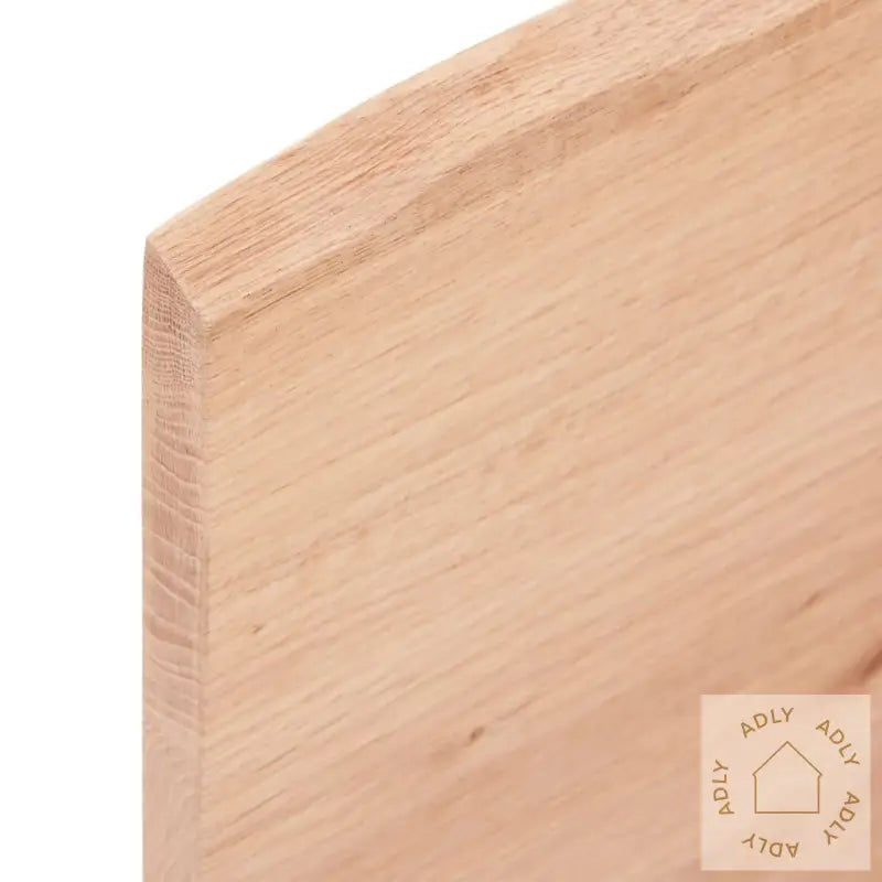 Vegghylle Lysebrun 80X20X2 Cm Behandlet Heltre Eik