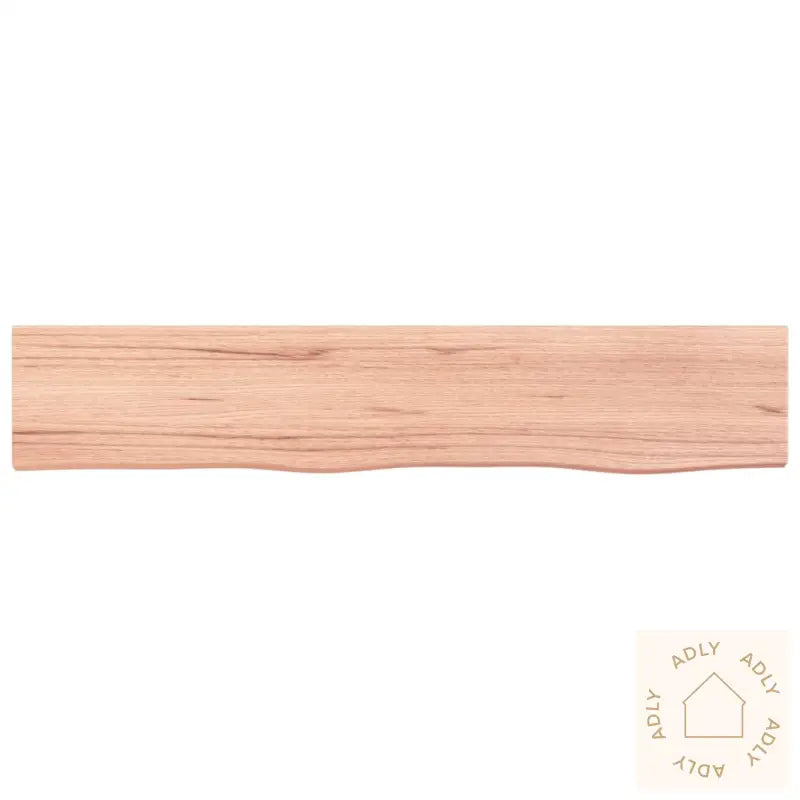 Vegghylle Lysebrun 100X20X2 Cm Behandlet Heltre Eik