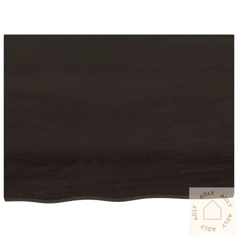 Vegghylle Mørkebrun 80X60X2 Cm Behandlet Heltre Eik