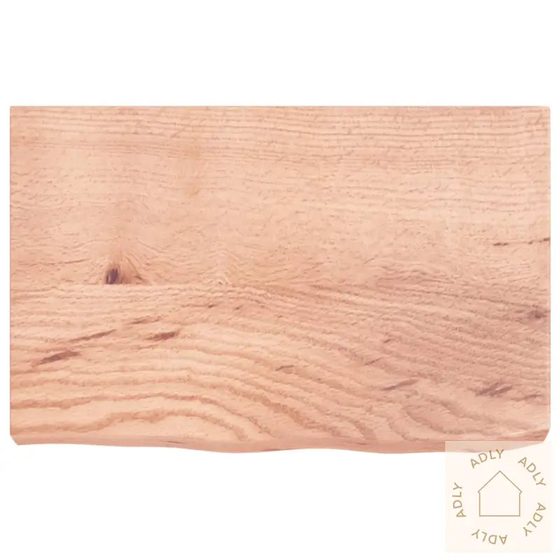 Vegghylle Lysebrun 60X40X(2-6) Cm Behandlet Heltre Eik