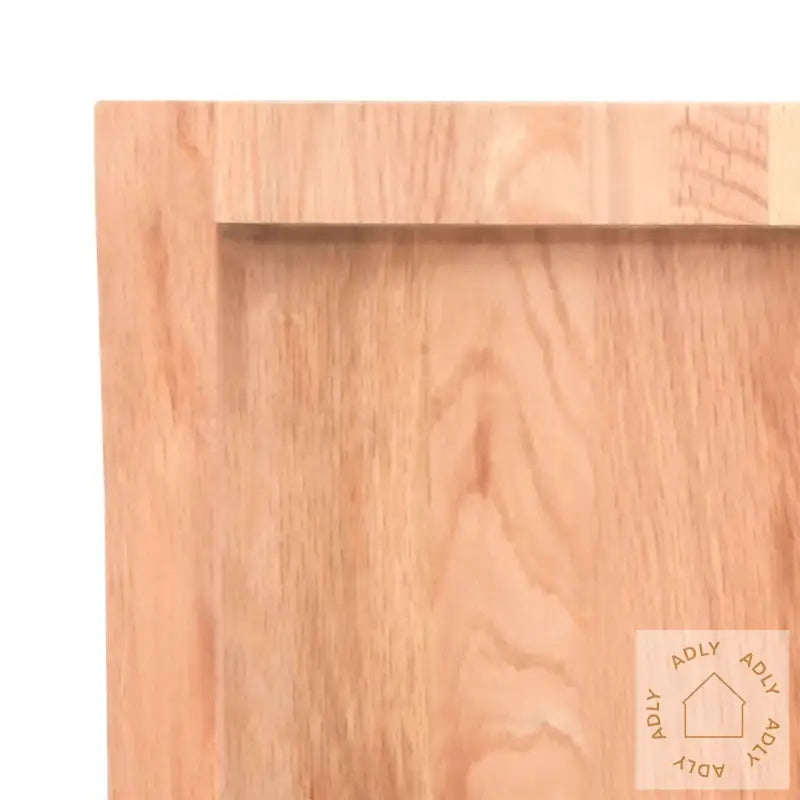 Vegghylle Lysebrun 100X50X(2-4) Cm Behandlet Heltre Eik